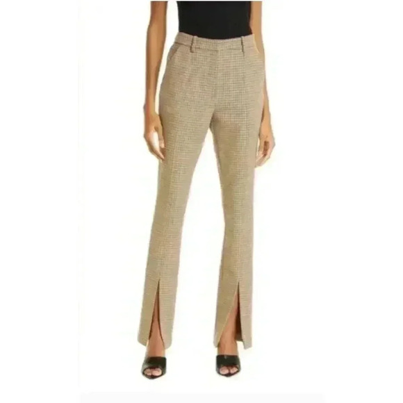 A.L.C. Pants - NWT A.L.C. Edwin Split Hem Check Plaid Pants size 4